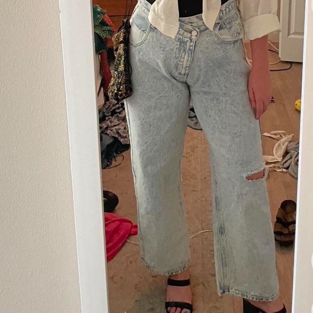 Wrap asymmetrical jeans - Picture 5 of 5